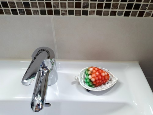 Seife Handgemacht ERDBEEREN mit SeifenKugeln Original Geschenk - Bild 13 von 14