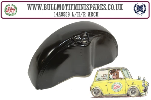 CLASSIC MINI REAR INNER WHEEL ARCH - LH COMPLETE - HERITAGE 14A9559