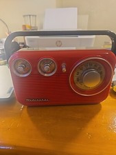Studebaker Portable AM/FM Radio-Red