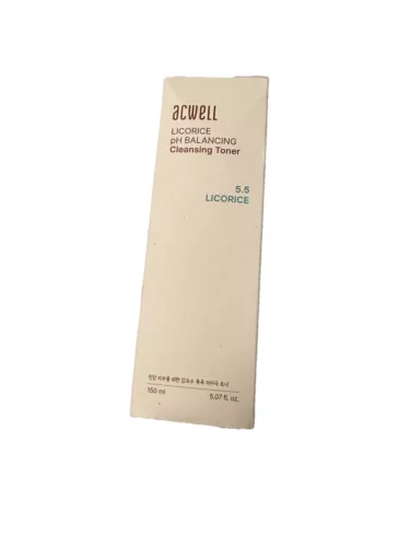 ACWELL New Licorice pH Balancing Cleansing Toner 150mL Exp 2027