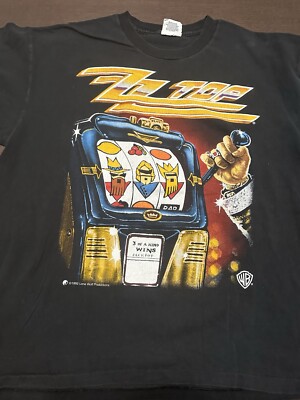 ZZ Top  Vintage Single Stitch Vintage Band T-shirt XL Viva Las Vegas