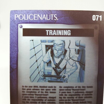 071 Image illustration Card POLICENAUTS KONAMI HIDEO KOJIMA 1994