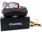 CHANEL Sonnenbrille 6024 c.914/11 57-17 Square Deluxe Lady Burgundy Red S-M