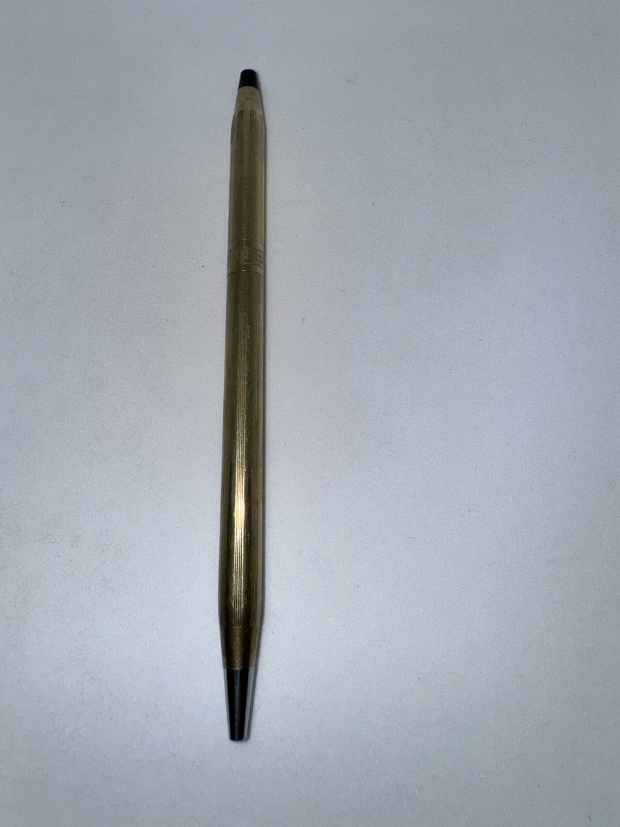 1992 Vintage Cross Pen / 1/20th 10kt Gold filled / Greek key