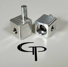 GP Car Audio 1/0 AWG to 4 GAUGE Machined Amp Input Reducers Pair