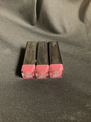 Lot Of 3 Cover Girl Exhibitionist Lipstick, Cream, Darling Kiss 395