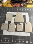 Vintage Star Wars Vinyl Cape Custom Stencils 3.75 Inch LOOK READ Full Set Paper