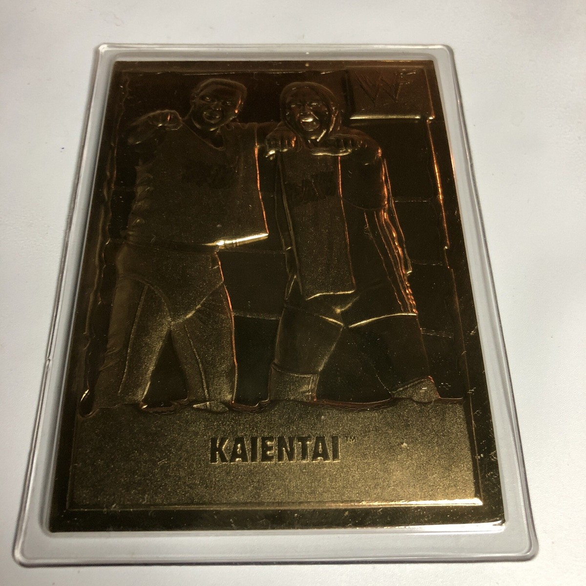 タレントカード AUM Kaientai 1999-05 Danbury Mint 22K Gold WWF #62 WWE Wrestling Card