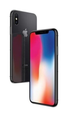 Apple iPhone X (10) A1901 64GB 12MP Mobile Smartphone Space Grey