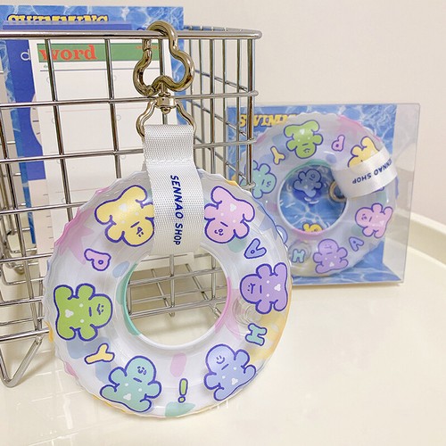 Swimming Ring Pendant Keyring Lovely Bag économies Pendant Backpack Hanging Decoration *