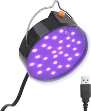 USB Led Black Light Lamp 10W Portable UV Glow In The Dark For Party Supplies NEW