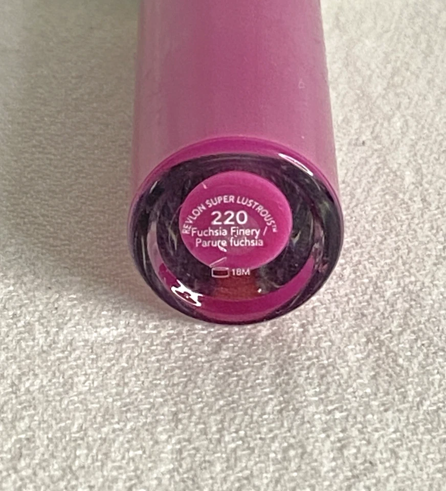 REVLON Super Lustrous LIPGLOSS GLOSS ~ FUCHSIA FINERY #220 ~ NEW SEALED - Image 3 of 4