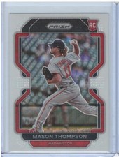 Mason Thompson 2022 Panini Prizm #28 White Wave Prizm Washington Nationals