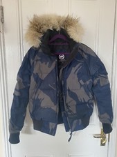 Canada Goose Savona Down Bomber Jacket - Blue Camouflage