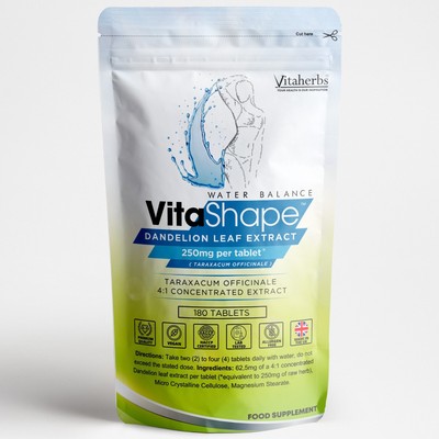 Wasserretentionstabletten - VITASHAPE  Wasserhaushalt Detox & Cleanse Live Support