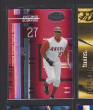 2005 LEAF CERTIFIED MATERIALS MIRROR RED PARALLEL #149 VLADIMIR GUERRERO EXMT