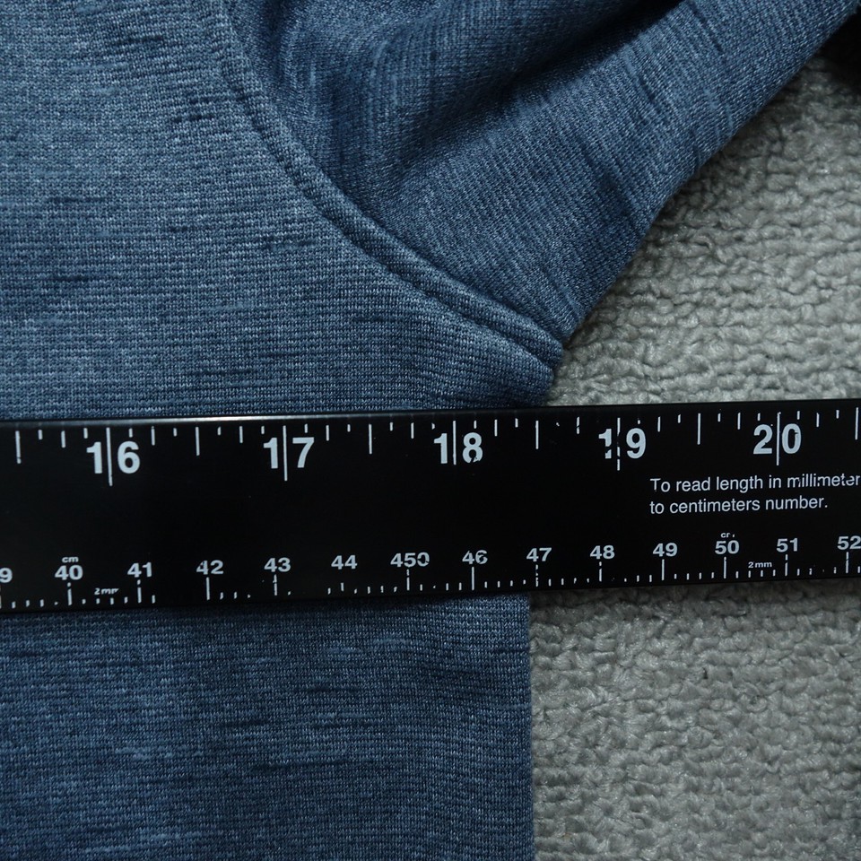 Under Armour Coldgear Pullover Hoodie Boys Sz YXL Blue Long Sleeve