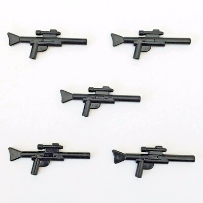 x Star Wars LEGO® Long Blaster Black Sniper Gun Minifigure Weapon Parts  57899