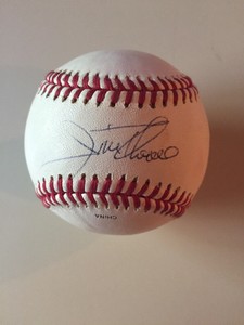jim thome autographed baseball