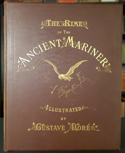 1878, THE RIME OF THE ANCIENT MARINER, GUSTAVE DORE ILLUSTRATED, ELEPHANT FOLIO