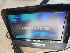 Philips PD7012/37 7" Portable DVD Player Dolby Digital MP3 Tested Works