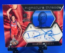 2008-09 SP Rookie Threads Signature /599 DeAndre Jordan #92 Auto Autograph RC
