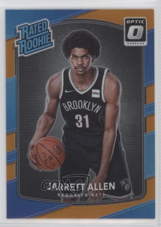 2017 Panini Donruss Optic Rated Rookie Orange Prizm /199 Jarrett Allen #179 0z0q
