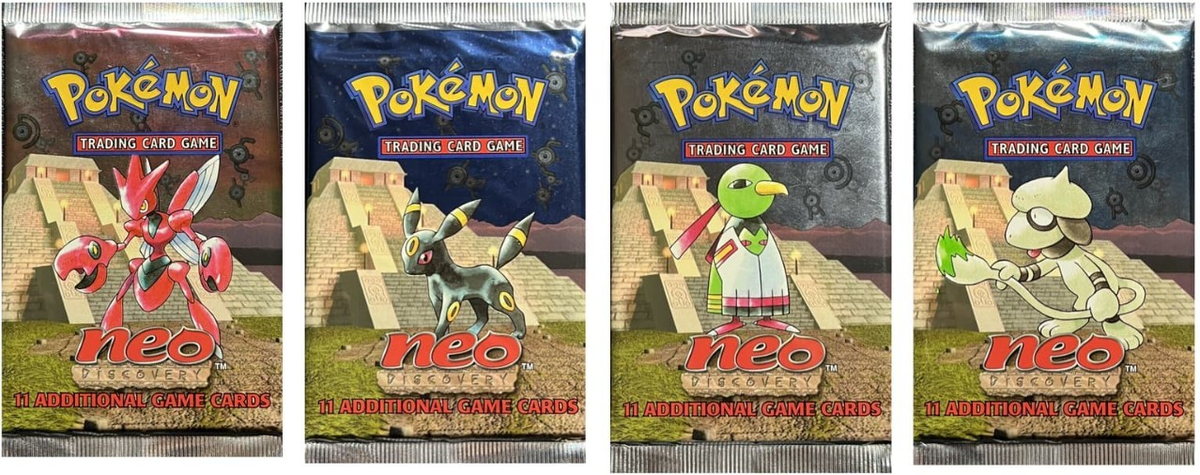 2001 Pokemon Card Game (TCG) - Neo Discovery 1st Edition - Empty Booster  Packs | eBay