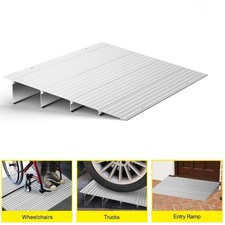 1-5IN Aluminum Threshold Mobility Ramp 800lbs Scooter Wheelchair Portable Access