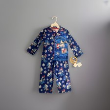 Boys Size 3T Sonic The Hedgehog 2 Piece Pajama Set Blue NWT