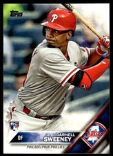 2016 Topps #157 Darnell Sweeney Philadelphia Phillies RC Baseball