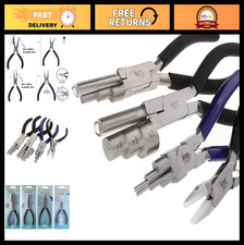 4-Piece Jewelry Making Set - Wire Wrapping Pliers Nylon Jaw Chain Nose Pliers
