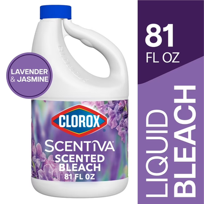 #ad Clorox Scentiva Scented Bleach Multi Surface bleach Lavender Jasmine 81 oz $9.98