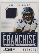 2013 Score Future Franchise Fabrics Von Miller #FR-VM 06xp