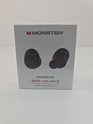 NEW Monster Achieve 300 AirLinks Wireless Earbuds Bluetooth 5.3 in-Ear Headphone