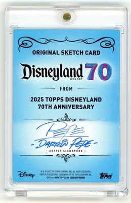 2025 Topps Disneyland 70th - Safari Sketch - 1/1 - Darrin Pepe