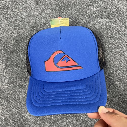 Quiksilver Truckermütze Jungen Snapback blau rot Schaumstoff Mesh Cap Skate Surf - Bild 2 von 3