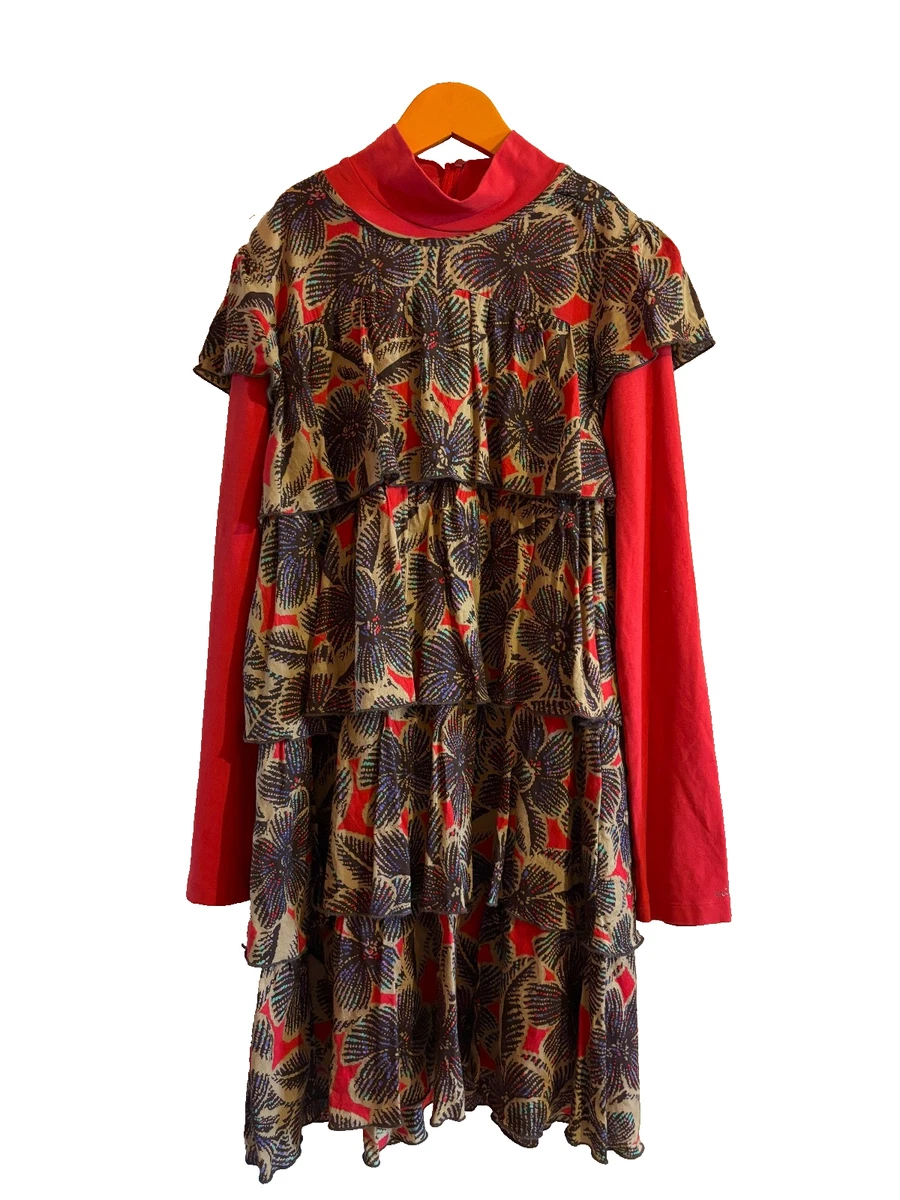 ROBE EN PERCALE imprimée CATIMINI - Taille 7 ans - Thème : une fourmi m'a dit EUR 18,00 - FR