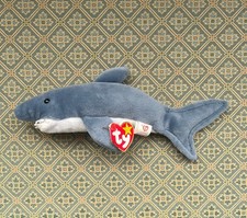 TY Beanie Baby - CRUNCH the Shark (10.5 inch)