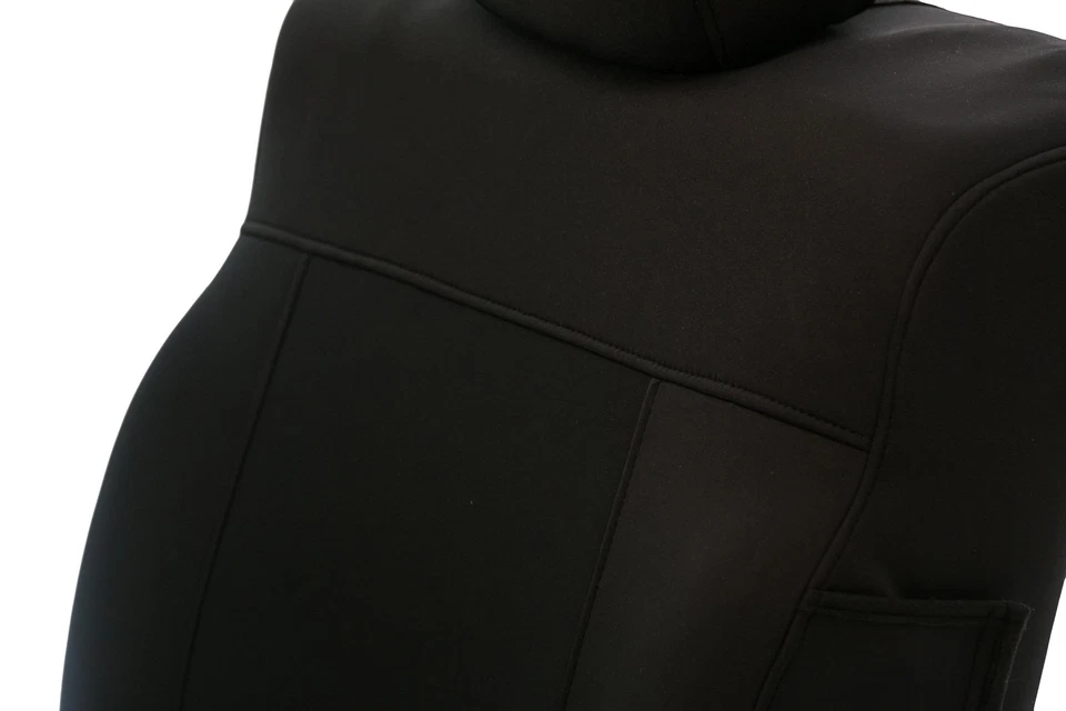 For Audi A3 Quattro 24 Saddleman Neoprene 2nd Row Black Custom Seat Covers - Imagem 3 de 4