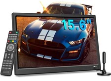 Feihe 15.6 inch Small Kitchen TV with ATSC Tuner/HDMI/USB/AV, Built-in TV Ste...