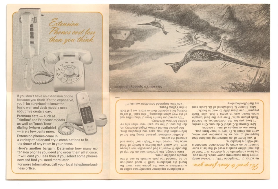 1970s Southwestern Bell Rotary, Handset, Candlestick Exeter Advertising Brochure - Image 2 of 4