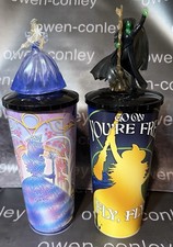 Wicked For  Good Movie Topper Cup SET. Elphaba & Glinda. NEW! Ships Now! NEW