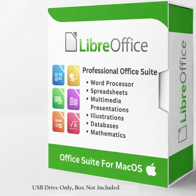 LibreOffice Software Suite 2026 for MacOS, Ideal for Home Students Business