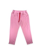 Figs Technical Collection Unisex Pink Drawstring Scrub Pants - Size XL