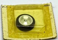 Vintage Front O-ring Wheels. 3/4" X 1/8" for 1/8" Thread NOS in sealed package.