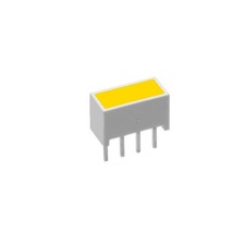 AVAGO HLMP-2400 LED Lichtbalken, 3,81x8,89mm, gelb, 20mA, RM2,54