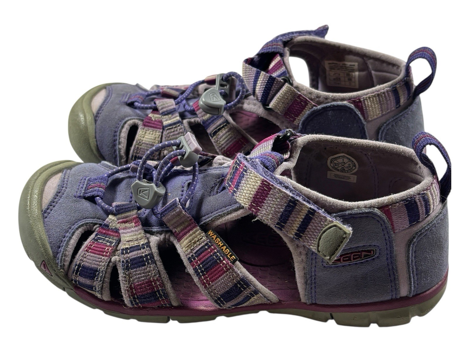 Scarpe sandalo Keen Seacamp ll CNX Youth taglia 1 viola impermeabile