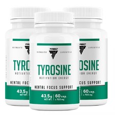 TYROSINE 600 - 60-120 Caps - Mental Focus Concentration Regeneration Amino Acid