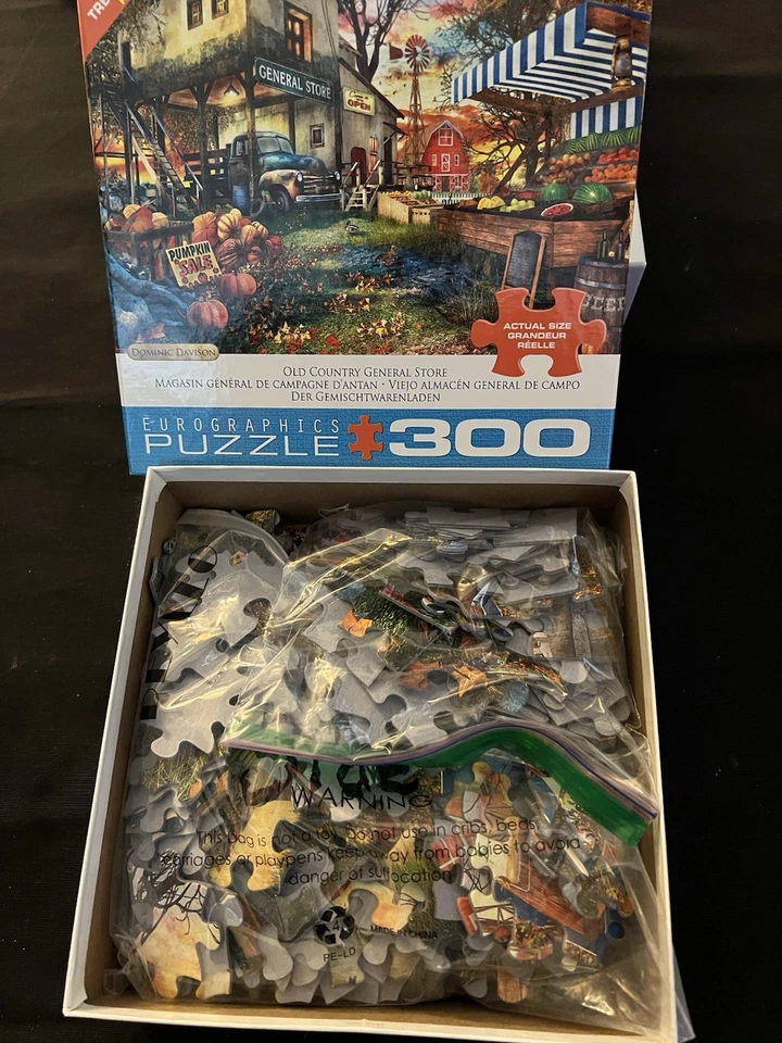 300 Piece Puzzles Bits & Pieces Eurographics Fall Halloween Complete Lot of 4 - Image 2 of 4